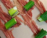 豚ネギ巻きクリーム煮作り方1写真