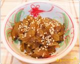 春☆茎わかめの佃煮（甘めゴマ生姜醤油味）作り方7写真