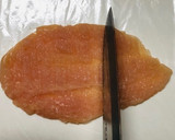 鶏ササミの大葉とチーズとゆず胡椒巻き作り方1写真