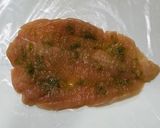 鶏ササミの大葉とチーズとゆず胡椒巻き作り方2写真