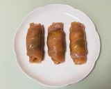 鶏ササミの大葉とチーズとゆず胡椒巻き作り方4写真