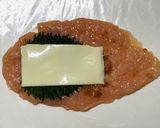 鶏ササミの大葉とチーズと梅肉巻き作り方3写真