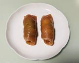 鶏ササミの大葉とチーズと梅肉巻き作り方4写真