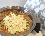 豆腐とレンコンのドライカレーそばの実入り作り方6写真