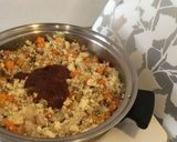 豆腐とレンコンのドライカレーそばの実入り作り方7写真