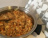 豆腐とレンコンのドライカレーそばの実入り作り方8写真