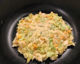 春キャベツの豚玉お好み焼き作り方8写真