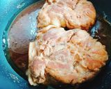 お酢でさっぱり。鶏ももの照り煮。作り方4写真