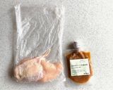 ポリ袋で湯煎『無印醤油麹の鶏ハム』作り方1写真