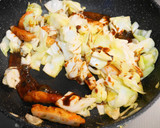 キャベツと野菜揚げの甜面醤炒め作り方7写真