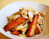 キャベツと野菜揚げの甜面醤炒め作り方8写真
