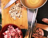 酒香滷肉飯(るーろーはん)作り方3写真