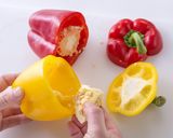 【パプリカ】とひき肉の絶品ライスグラタン作り方2写真