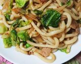 うま塩カルビうどん☆リケンのノンオイル☆作り方5写真