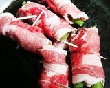 人参とサヤインゲンの肉巻き作り方4写真
