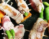 人参とサヤインゲンの肉巻き作り方5写真