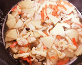 筍の具とりどり炊き込みごはん作り方3写真