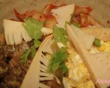 簡単！筍とふきの味噌煮の3色丼作り方4写真