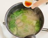 料理長監修！あさりとキャベツの汁ビーフン作り方4写真