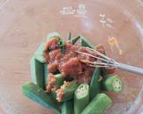 時短！簡単！♡オクラの甘味噌あえ♡作り方4写真