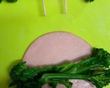 お弁当の彩りUP☆ブロッコリーのハム巻き作り方3写真