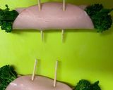 お弁当の彩りUP☆ブロッコリーのハム巻き作り方4写真