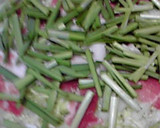 野菜と豚肉のミルフィーユ　レンジ蒸し作り方3写真