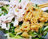 ささみと胡瓜の葱風味メンマで中華和え作り方12写真