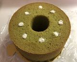 さくら抹茶の生シフォンケーキ作り方17写真