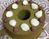 さくら抹茶の生シフォンケーキ作り方19写真