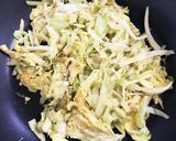 キャベツの卵とじ作り方3写真