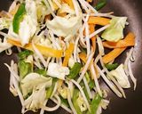 焼きそば温玉のせ作り方4写真