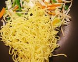 焼きそば温玉のせ作り方5写真
