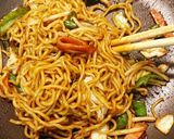 焼きそば温玉のせ作り方7写真