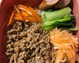 簡単ビビンバ弁当作り方1写真