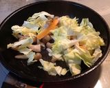 野菜炒め　紫蘇みそ味作り方3写真