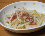 もやしとベーコンのさっと炒め♪作り方5写真