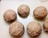 椎茸のつくね☆〜温玉添え〜作り方3写真