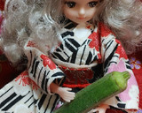 リカちゃんサイズ♡もずくおくらꕤ*.ﾟ作り方1写真