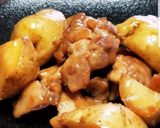 甘辛たれで♪鶏肉とじゃが芋の甘辛炒め作り方6写真