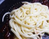 超簡単！ナポリタン風焼うどんonチン玉♪作り方4写真