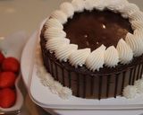 苺いっぱいチョコムースケーキ作り方10写真