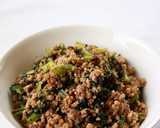 簡単料理♪【豚と小松菜のきんぴら丼】作り方6写真