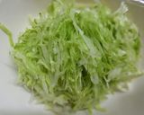 シャキ²レタス×トマトのサラダそば作り方2写真
