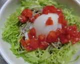 シャキ²レタス×トマトのサラダそば作り方8写真
