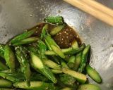 グリーンアスパラのごま和え作り方3写真