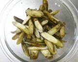 レンジ４分！ごま★甘辛ごぼう。お弁当にも作り方3写真