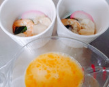 簡単♪レンジで茶碗蒸し（顆粒だし）作り方2写真