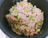 ふわふわオムレツのせ炊き込みごはん作り方4写真
