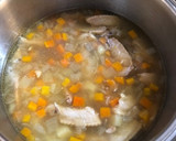 とり手羽先とありもので！参鶏湯風スープ♫作り方7写真